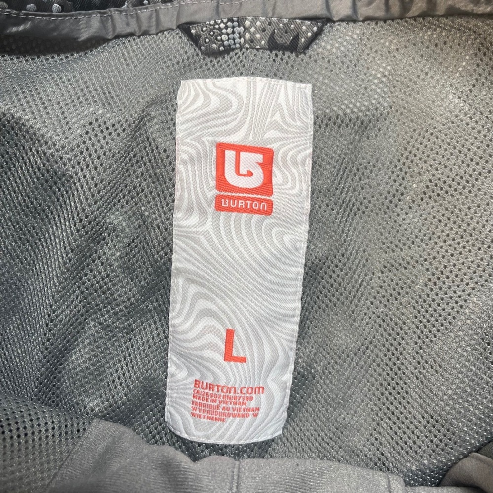 Burton Snowboard Pants Men's Large Gray Insulated Ski Cargo Winter Snow Trousers - Picture 5 of 14